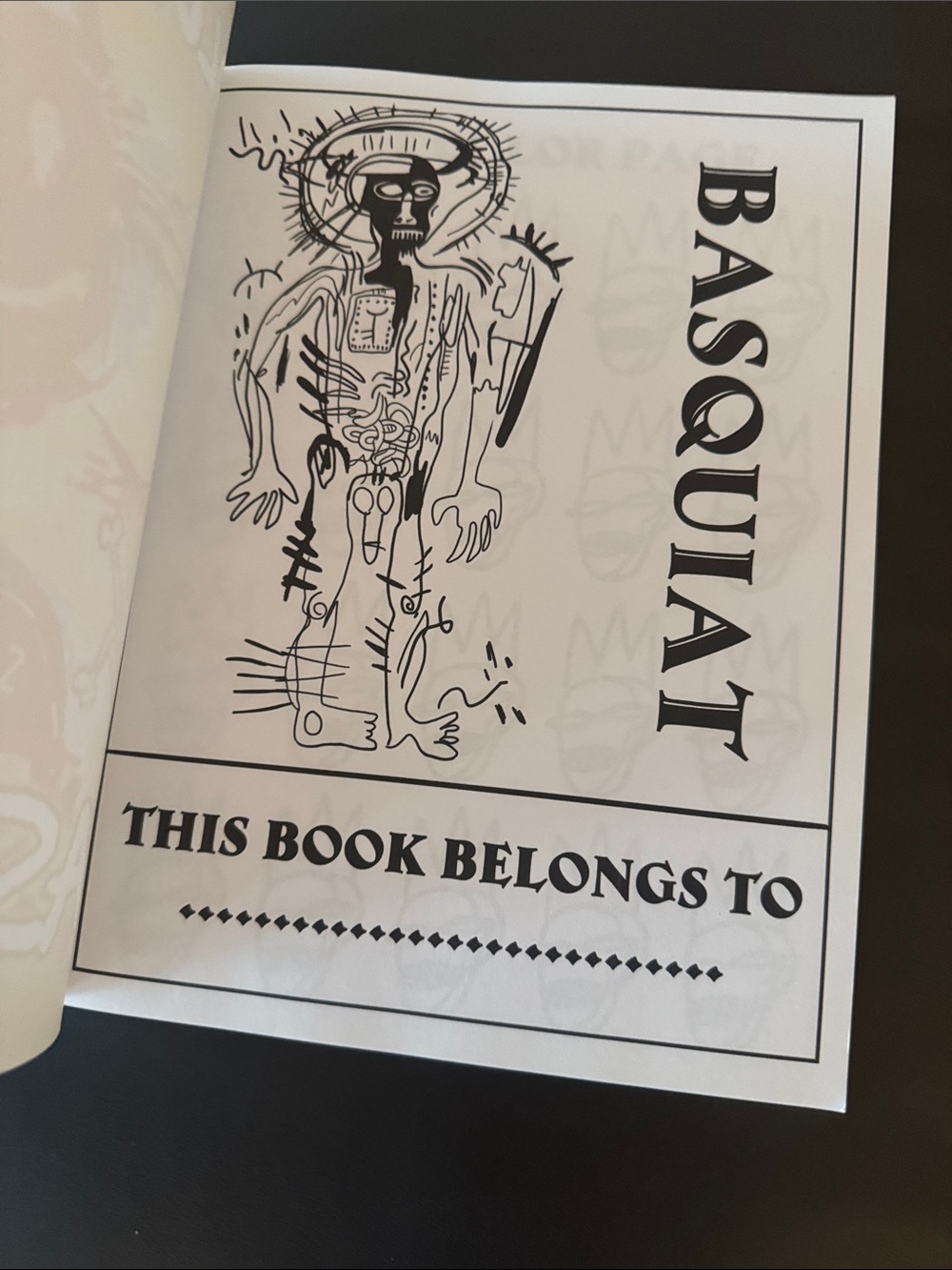 Basquiat Coloring book - Picture 2 of 4